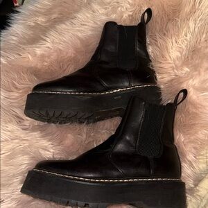 Forever 21 Black Combat Boots